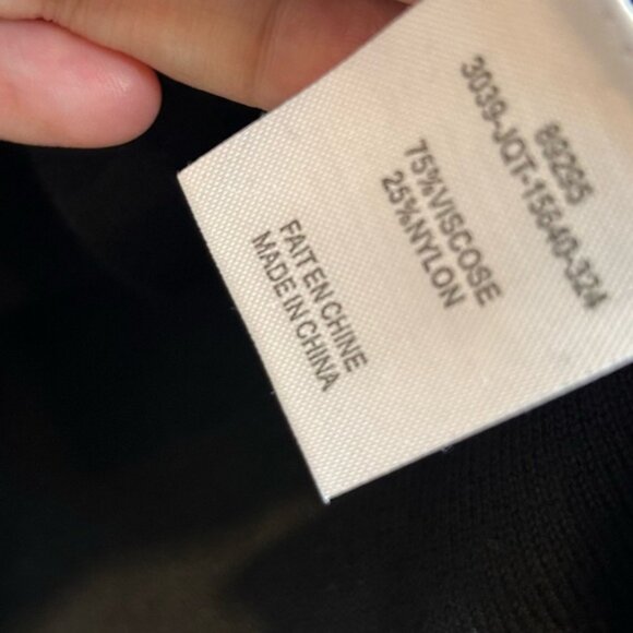 Laura Tonal Stone Embellished Turtleneck Sweater Black - Picture 9 of 10